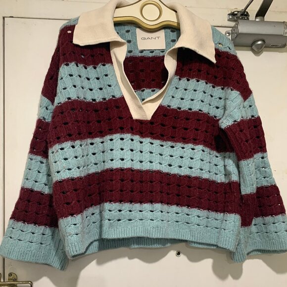 GANT KNITTED CROPPED SWEATERS SIZE L - Picture 5 of 8